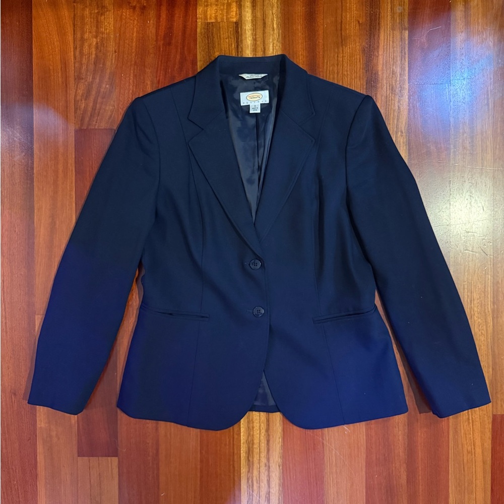 Talbots Classic Women’s Navy Wool Suit, 8P - Picture 3 of 12